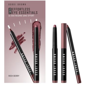 Bobbi Brown Holiday Effortless Eye Essentials set cadou culoare Rich Berry